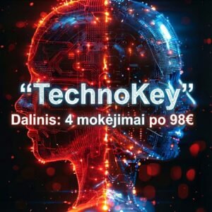 DI mokymai TechnoKey: Dalinis mokėjimas (4 kartai)