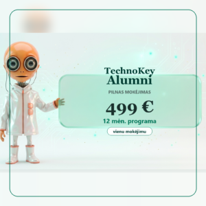 Narystė klube "TechnoKey Alumni" (12 mėn.)